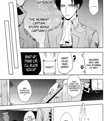 [24: (Ninjin)] Shingeki no Kyojin dj – I Want to See Captain Look Upset!! [Eng] – Gay Manga sex 6