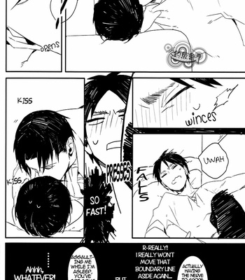 [Bodatto (Kirishima)] Shingeki no Kyojin dj – Menpi Ichimai Kyoukaisen Shita [Eng] – Gay Manga sex 14