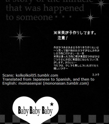 [Yes, Sir (Ebuko)] Hetalia dj – Baby Baby Baby [Eng] – Gay Manga sex 2