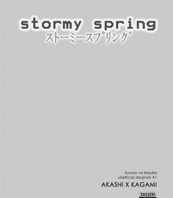 Gay Manga - [Chikuwa Zen] Stormy Spring Part 2 – Kuroko no Basuke dj [Eng] – Gay Manga