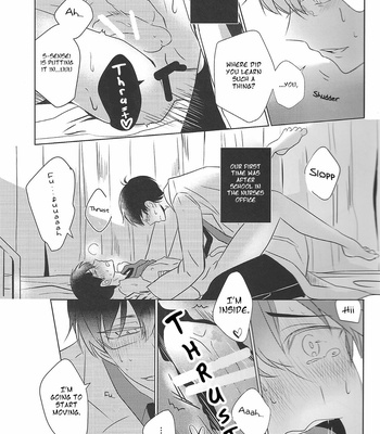 [7days/ Ineminori] Osomatsu-san dj – Ore to sensei no 10 no koumoku [Eng] – Gay Manga sex 12