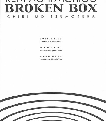[Chiri mo Tsumoreba] Bleach dj – Broken Box [Eng] – Gay Manga sex 49