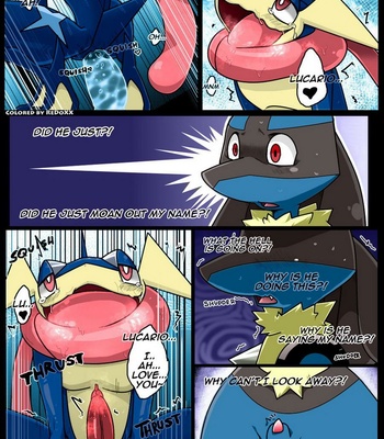 [Kivwolf (colored by ReDoXX)] Tongue tied – Pokémon dj [Eng] – Gay Manga sex 8