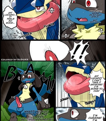 [Kivwolf (colored by ReDoXX)] Tongue tied – Pokémon dj [Eng] – Gay Manga sex 9