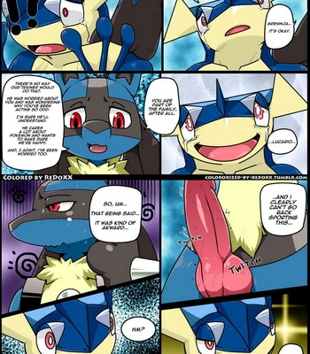 [Kivwolf (colored by ReDoXX)] Tongue tied – Pokémon dj [Eng] – Gay Manga sex 16