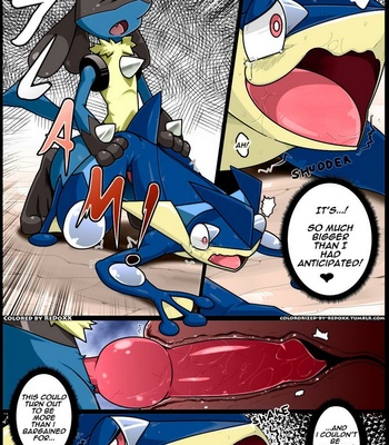 [Kivwolf (colored by ReDoXX)] Tongue tied – Pokémon dj [Eng] – Gay Manga sex 19