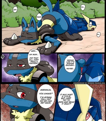 [Kivwolf (colored by ReDoXX)] Tongue tied – Pokémon dj [Eng] – Gay Manga sex 27