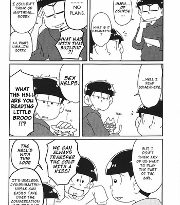 [Hydroscope (MIZUNO Yuki)] Osomatsu-san dj – 1+3 de Pekematsu [Eng] – Gay Manga sex 7