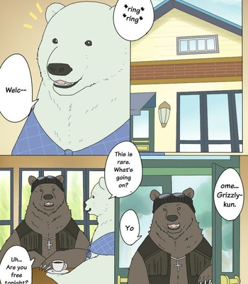 [Otousan (Otou)] Polar Bear and Grizzly Just Have Sex – Shirokuma Cafe dj [Eng] – Gay Manga sex 2