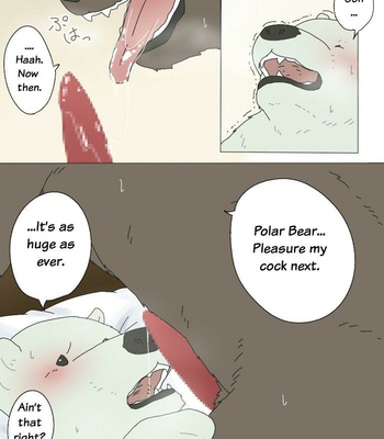 [Otousan (Otou)] Polar Bear and Grizzly Just Have Sex – Shirokuma Cafe dj [Eng] – Gay Manga sex 6