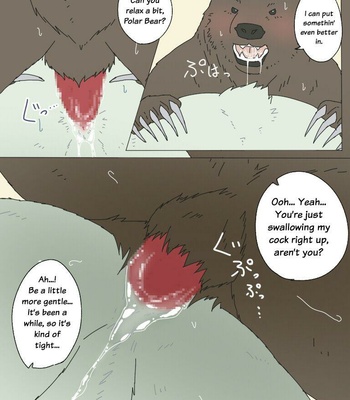 [Otousan (Otou)] Polar Bear and Grizzly Just Have Sex – Shirokuma Cafe dj [Eng] – Gay Manga sex 9