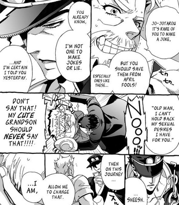 [Nanae Chrono] Grandson loves his Grandfather too much – JoJo’s Bizarre Adventure dj [Eng] – Gay Manga sex 5