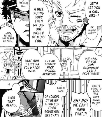 [Nanae Chrono] Grandson loves his Grandfather too much – JoJo’s Bizarre Adventure dj [Eng] – Gay Manga sex 8