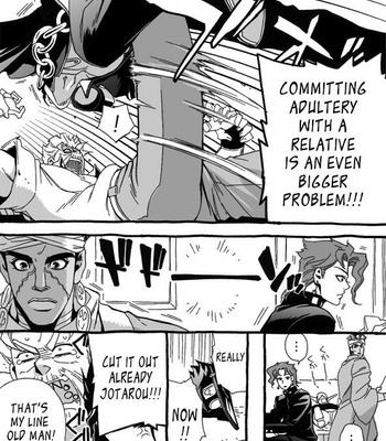 [Nanae Chrono] Grandson loves his Grandfather too much – JoJo’s Bizarre Adventure dj [Eng] – Gay Manga sex 10