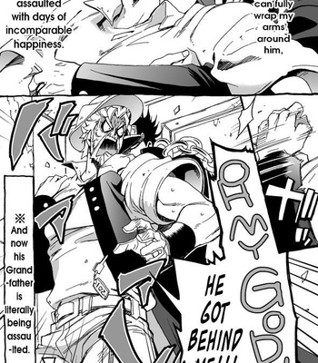 [Nanae Chrono] Grandson loves his Grandfather too much – JoJo’s Bizarre Adventure dj [Eng] – Gay Manga sex 19