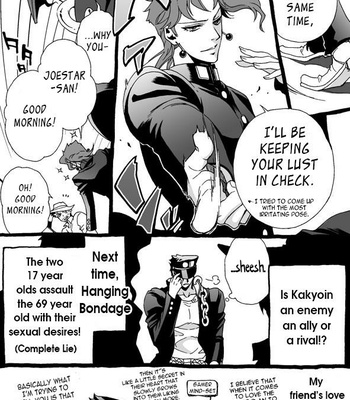 [Nanae Chrono] Grandson loves his Grandfather too much – JoJo’s Bizarre Adventure dj [Eng] – Gay Manga sex 34