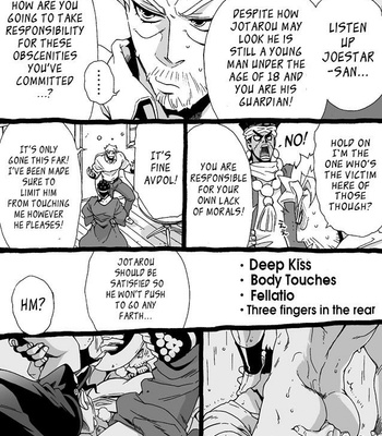 [Nanae Chrono] Grandson loves his Grandfather too much – JoJo’s Bizarre Adventure dj [Eng] – Gay Manga sex 160