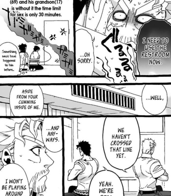 [Nanae Chrono] Grandson loves his Grandfather too much – JoJo’s Bizarre Adventure dj [Eng] – Gay Manga sex 200