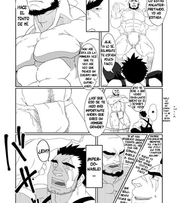 [R⑨N (Ron)] The Pair From The Hayate Clan | El par de mensajeros del clan Hayate [Spanish] [Decensored] – Gay Manga sex 5
