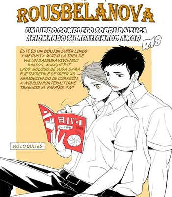 [Shiina] A Book All About DaiSuga Affirming Their Passionate Love – Haikyuu!! dj [Esp] – Gay Manga sex 2