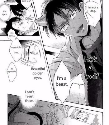 [IS.g/ Kimi Ichinashi] Shingeki no Kyojin dj – Wannyan Ereri! 4 [Eng] – Gay Manga sex 12