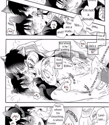 [IS.g/ Kimi Ichinashi] Shingeki no Kyojin dj – Wannyan Ereri! 4 [Eng] – Gay Manga sex 13