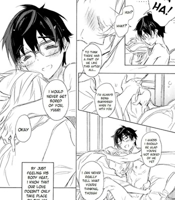 [J.O.C★e.go!! (Kasuga Souichi)] Koibito no Sainou | A Lover’s Gift – Yuri on Ice dj [Eng] – Gay Manga sex 8