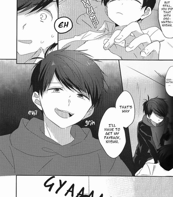 [Kaya no Soto (Koume)] Osomatsu-san dj – Soba ni Ite, Meutsuri Shinaide [Eng] – Gay Manga sex 22
