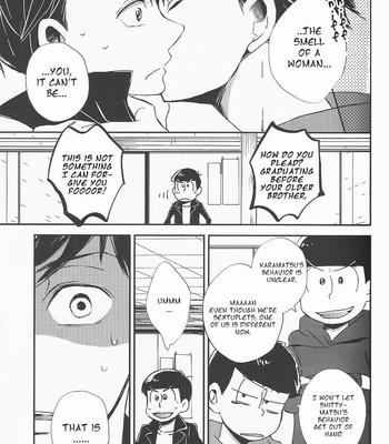 [Double Sample (Nanatorizu)] Osomatsu-san dj – Shijou Saidai no Jihen [Eng] – Gay Manga sex 6