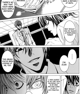 [ICHINOSE Ayako] Death Note dj – Aru Seito to Kyoushi no Kankei [Eng] – Gay Manga sex 10