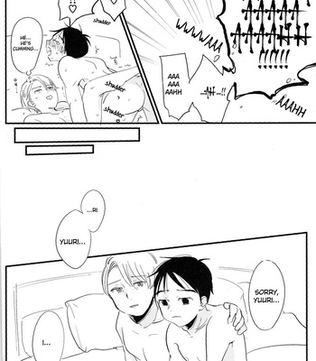 [AAAMOOO (chiyoko)] nee, hontou wa kimochiyokunain desho!? – Yuri!!! on ICE dj [Eng] – Gay Manga sex 8