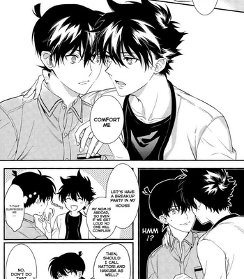 [Tetsu-Sabi (Huduki Roa)] Uso wa Koi no Hajimari – Detective Conan dj [Eng] – Gay Manga sex 7