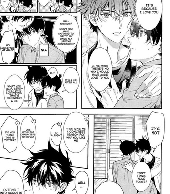 [Tetsu-Sabi (Huduki Roa)] Uso wa Koi no Hajimari – Detective Conan dj [Eng] – Gay Manga sex 34