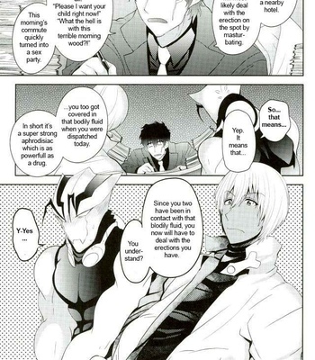 [Botamochi no Utage (Nayuzaki Natsumi)] Kyousei Hatsujou Joutai | Forced Sexual Excitement Condition – Kekkai Sensen dj [Eng] – Gay Manga sex 4