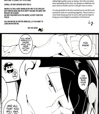 [INUMERY/ Koutei Mikado] IL MIO DRAGO – Osomatsu-san dj [Eng] – Gay Manga sex 47