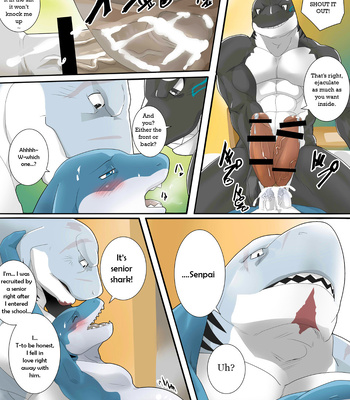 [Devilob] Shark Senpai’s Lewd Training [Eng] – Gay Manga sex 4