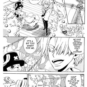 [Nijigumo] Sukima Kiss! – One Piece dj [Eng] – Gay Manga thumbnail 001