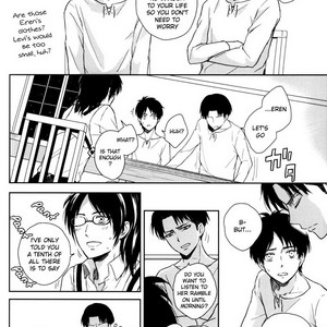 [NIA (Sawa)] Ookiku natta Heichou to Akai Ribbon – Shingeki no Kyojin dj [Eng] – Gay Manga sex 2