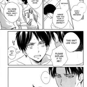 [NIA (Sawa)] Ookiku natta Heichou to Akai Ribbon – Shingeki no Kyojin dj [Eng] – Gay Manga sex 5