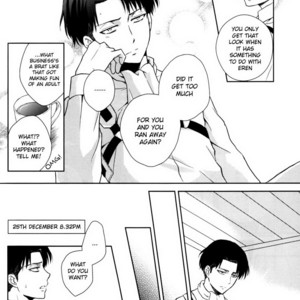 [NIA (Sawa)] Ookiku natta Heichou to Akai Ribbon – Shingeki no Kyojin dj [Eng] – Gay Manga sex 8