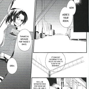 [Arabic Yamato (Asaisai)] Hitori Asobi – Shingeki no Kyojin dj [Eng] – Gay Manga thumbnail 001