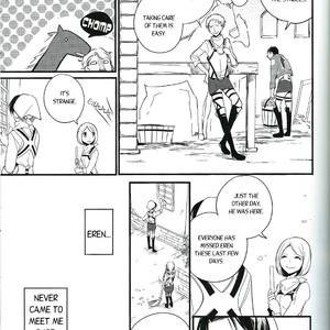 [Arabic Yamato (Asaisai)] Hitori Asobi – Shingeki no Kyojin dj [Eng] – Gay Manga sex 18