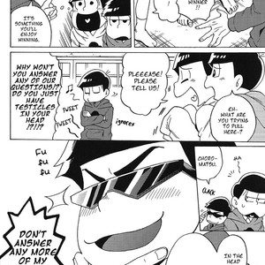 [Frantic/ Shima] Dokitsu Matsuno-darake no gaman taikai – Osomatsu-san dj [Eng] – Gay Manga sex 5