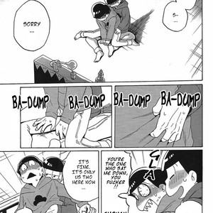 [Frantic/ Shima] Dokitsu Matsuno-darake no gaman taikai – Osomatsu-san dj [Eng] – Gay Manga sex 24