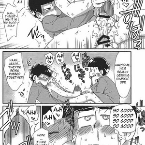 [Matsu Cha./ Matcha] Mahou no onaho to tsunagatchatta Karamatsu no junan! – Osomatsu-san dj [Eng] – Gay Manga sex 26