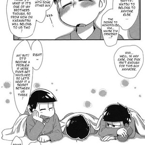 [Matsu Cha./ Matcha] Mahou no onaho to tsunagatchatta Karamatsu no junan! – Osomatsu-san dj [Eng] – Gay Manga sex 39