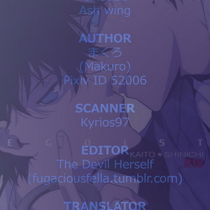 [Ash Wing (Makuro)] EGOIST – Detective Conan dj [Eng] – Gay Manga sex 22