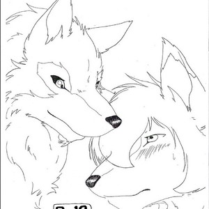 Gay Manga - [B-curd] Ori Ookami ojii-san to Ame no Koi | The love story of Ame and Mr Wolf – Ookami Kodomo no Ame to Yuki dj [Eng] – Gay Manga