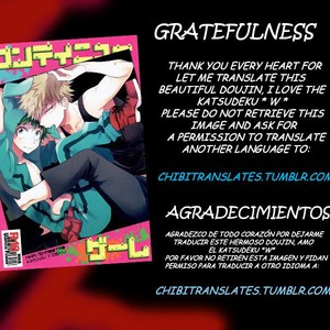 Gay Manga - [bb (ume)] Continue Game – My Hero Academia dj [Esp] – Gay Manga