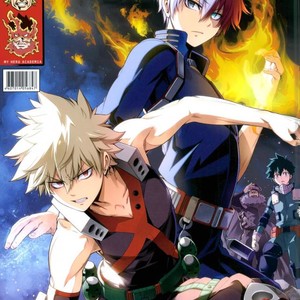 Gay Manga - [OMEGA2-D] TRIANGLE MY HERO – Boku no Hero Academia dj [JP] – Gay Manga
